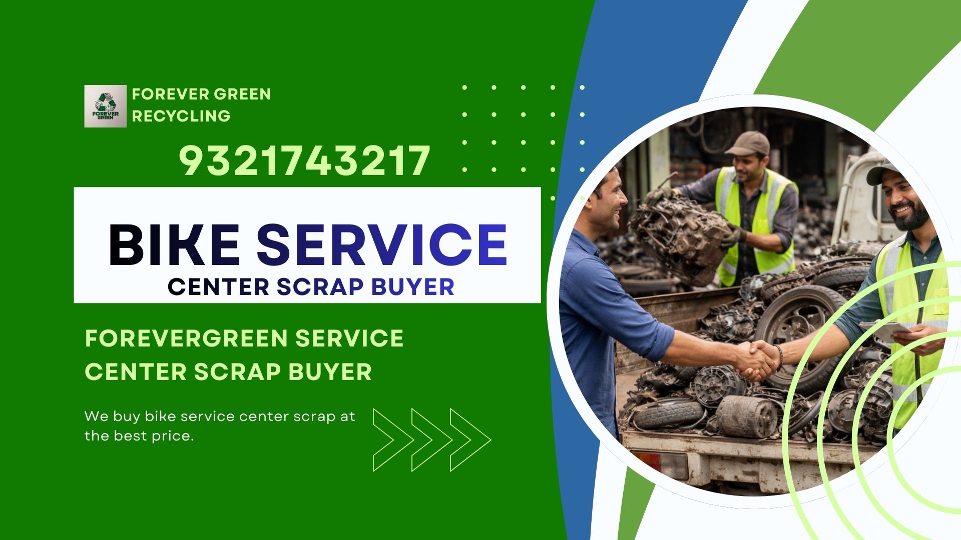 Bike Service Center Scrap Buyer with Daily Pickup