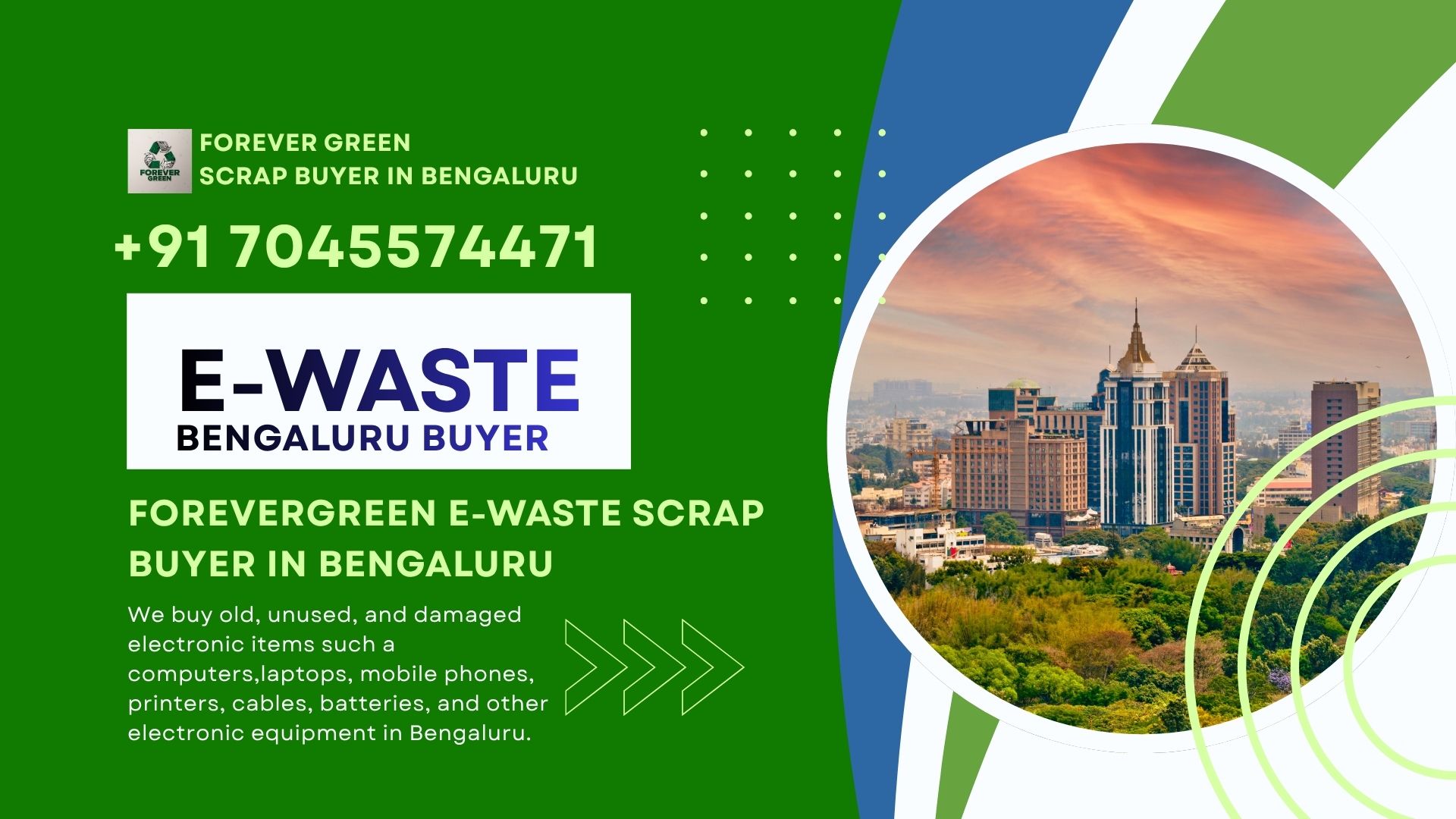 E-Waste Management Services by Forevergreen In Bengaluru