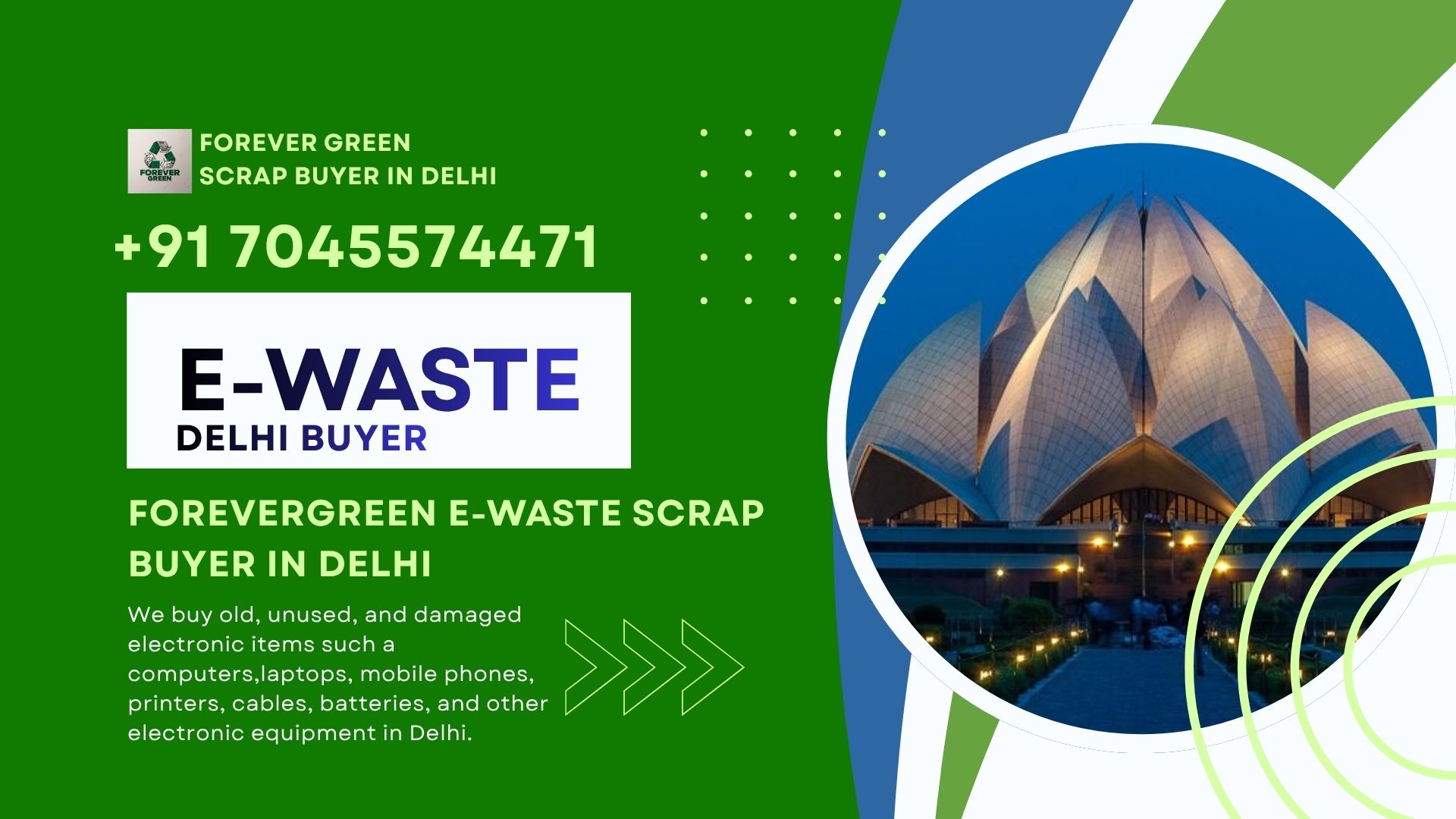 IT Asset Disposal Services Across India by Forevergreen In Delhi