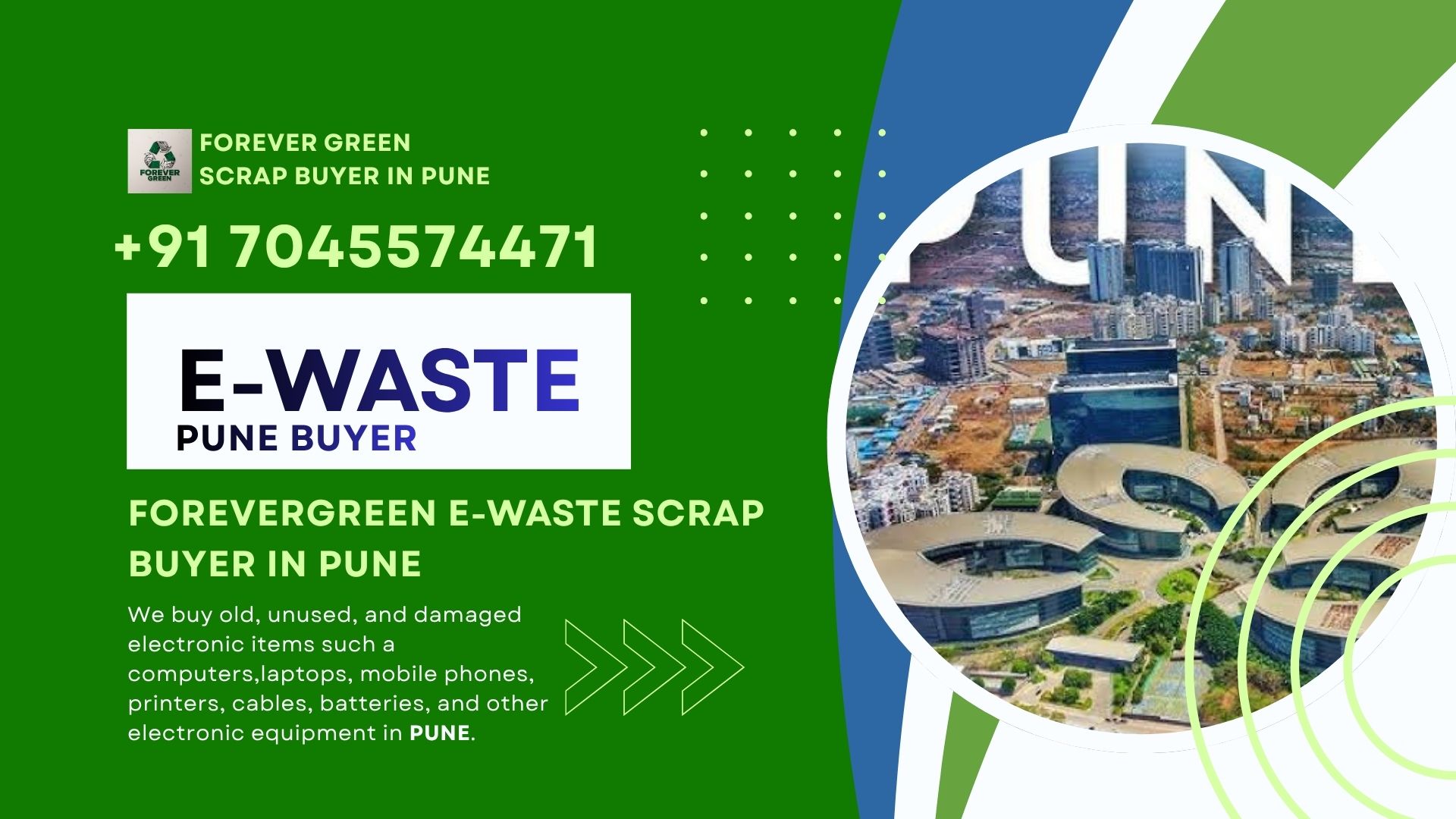 E-Waste Management Services by Forevergreen in pune