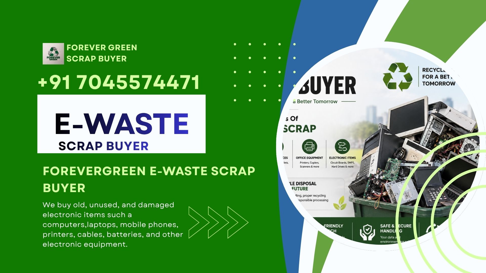 E-Waste Management Services by Forevergreen