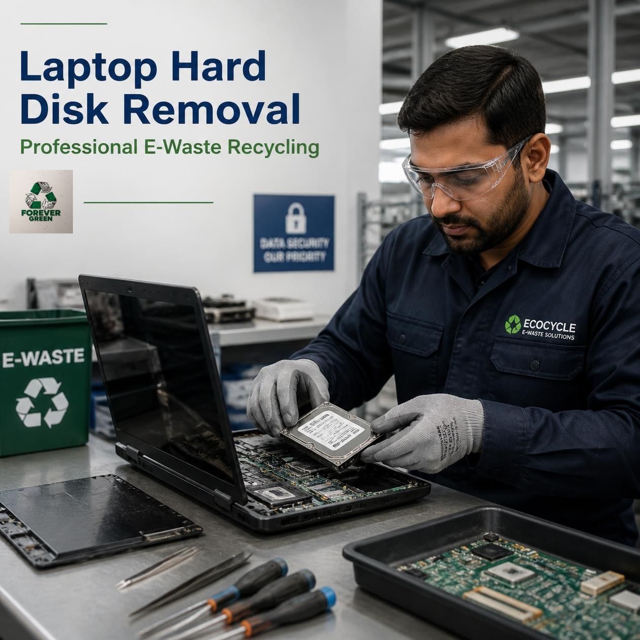 laptop hard disk removal