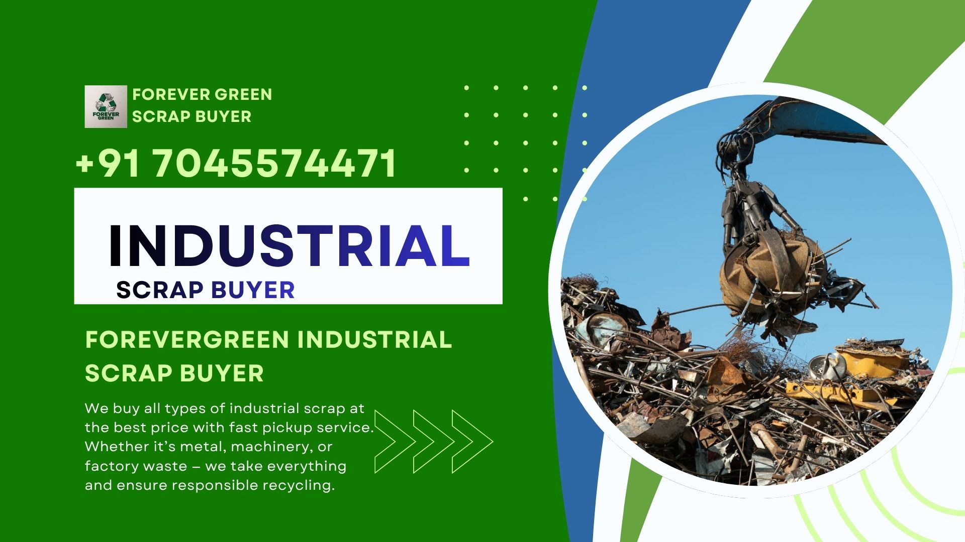 Industrial Scrap Buyer Across India by Forevergreen